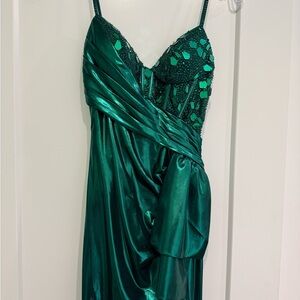 Elegant Green Prom Dress